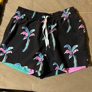 Chubbies Black Palm. Size Small, 4in inseam